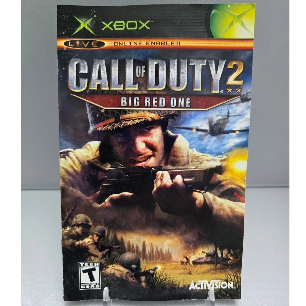 Call of Duty 2‎ Big Red One & COD 4 Modern Warfare GOTY Bundle - Xbox- 2 Games